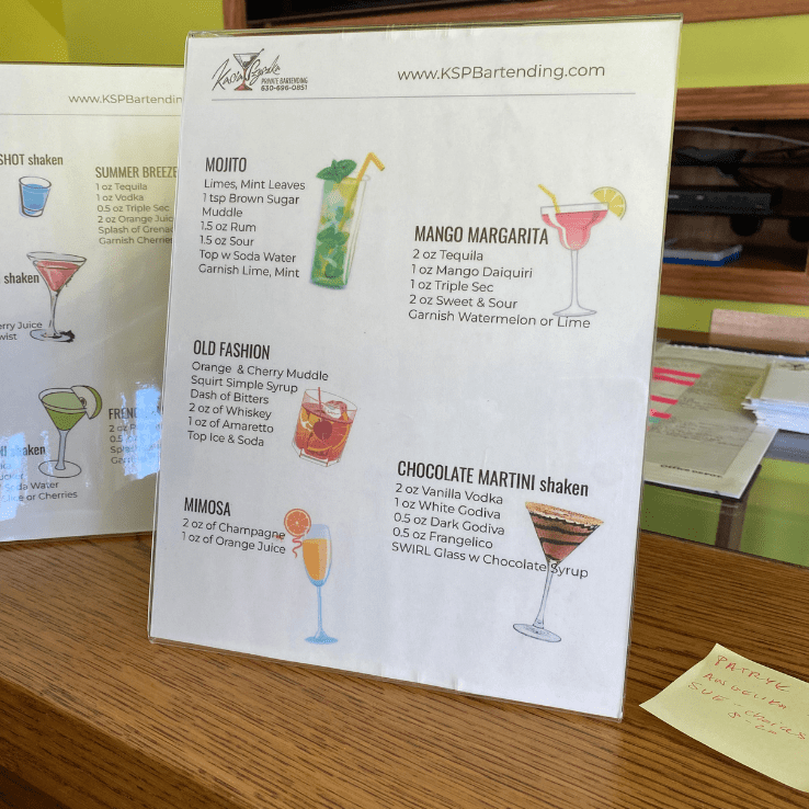 Menus 9